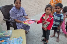 Mandir Murti distributed stationary - 13